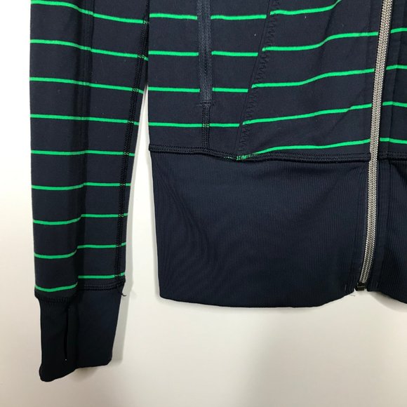 Lululemon Nice Asana Jacket Slalom Stripe Inkwell - Picture 3 of 7